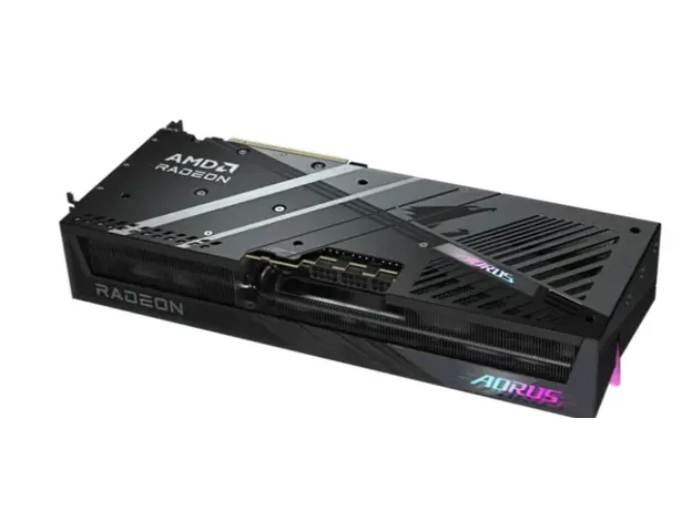 Video Card GIGABYTE VGA PCIE16 RX9070XT 16GB GDDR6 R9070XTAORUS E-16GD, 7 image