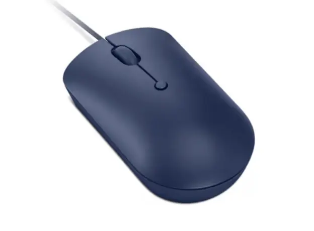 Lenovo 540 USB-C Wired Compact Mouse (Abyss Blue), 3 image