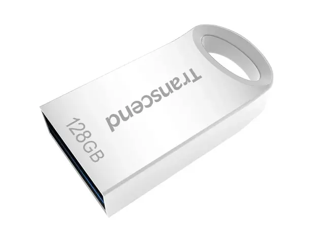 Flash memory Transcend 128GB JetFlash 710, Silver Plating
