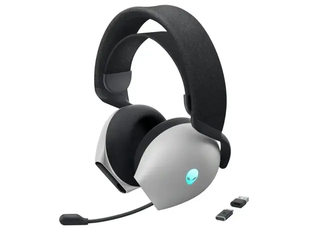 DELL Alienware Tri-Mode Wireless Gaming Headset AW725H - Lunar Light