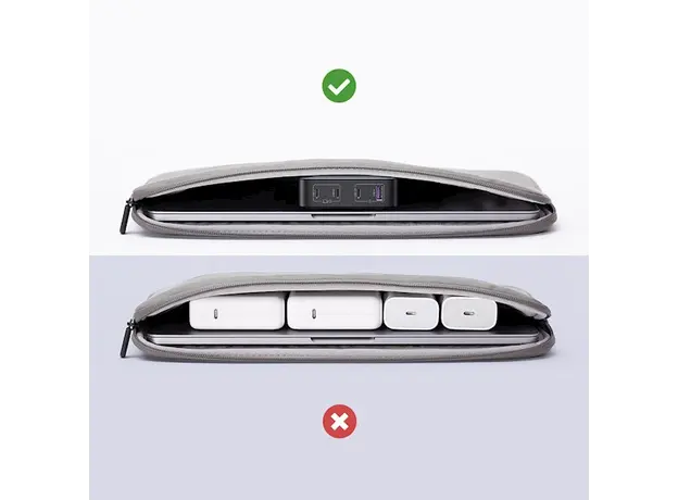 Charger UGREEN CD328 (90928), 100W, USB, USB-C, Gray, 4 image