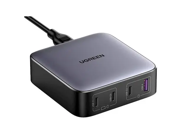 Charger UGREEN CD328 (90928), 100W, USB, USB-C, Gray