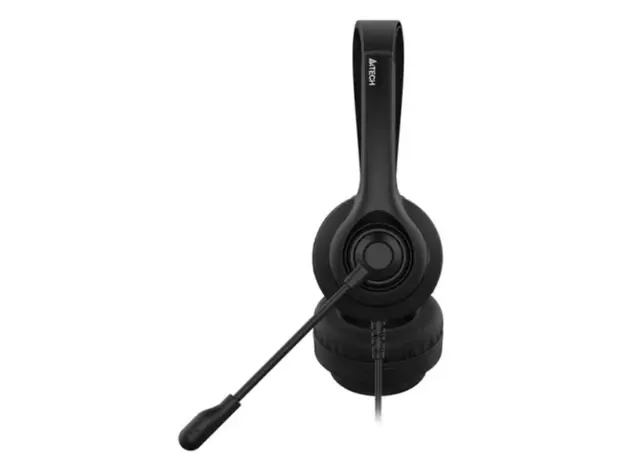 Headphone A4tech HU-8 USB Stereo Headset With Mic Black, 3 image