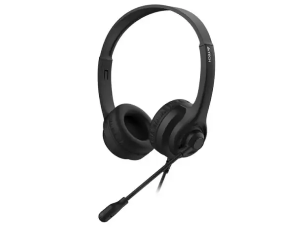 Headphone A4tech HU-8 USB Stereo Headset With Mic Black