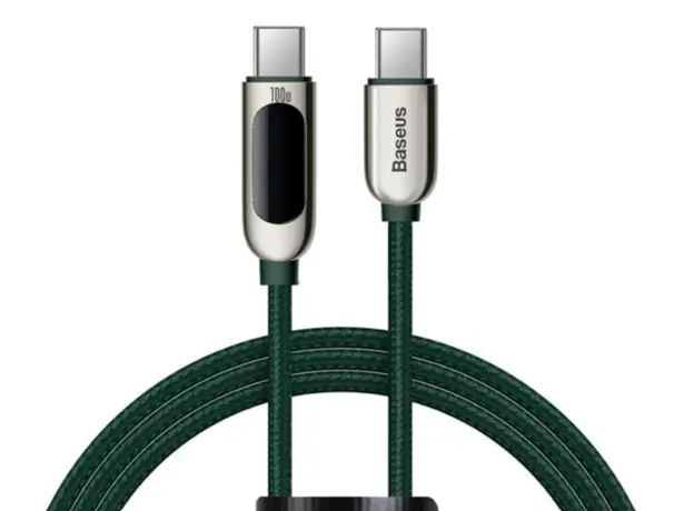 Cable Baseus Display Fast Charging Data Cable Type-C to Type-C 100W 1m CATSK-B06