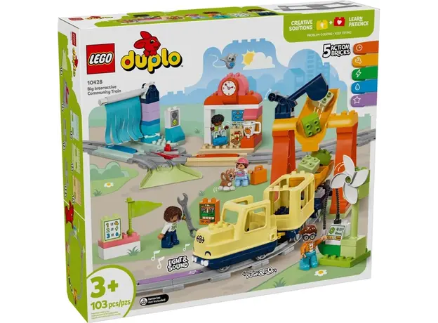 Lego LEGO Constructor DUPLO Town Big Interactive Community Train