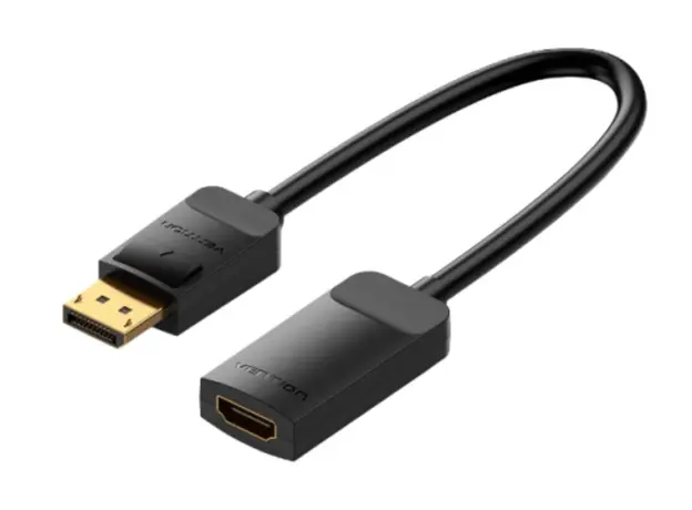 Adapter Vention HBZBB 4K/60Hz DisplayPort to HDMI Converter 0.15m Black