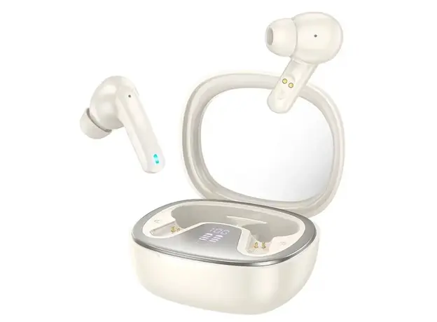 Headphones HOCO EQ6 TWS Milky White, 2 image
