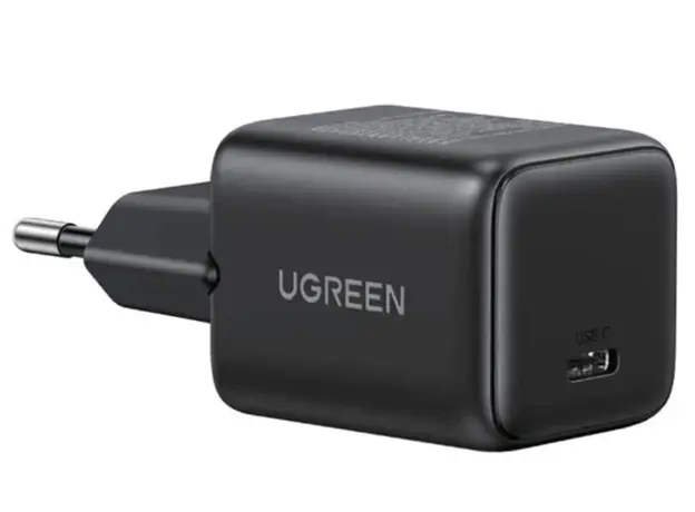 Mobile phone charger UGREEN X513 (65007), 30W, Type-C GaN Fast Charger, Black