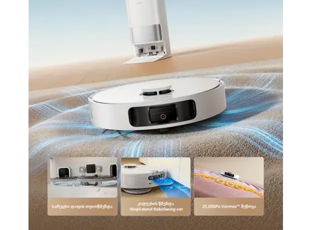 Robot vacuum cleaner Dreame Robot Vacuum D30 Ultra White (RTD31TE) EUA, 7 image