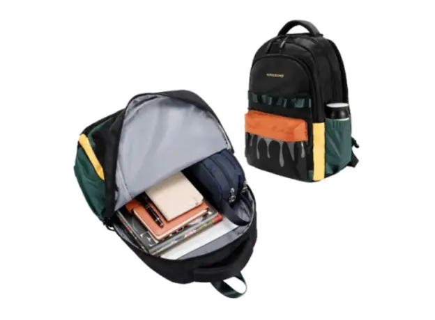 Notebook bag kingsons 15.6" Primary School Backpack Black/Green - KS251308, 5 image