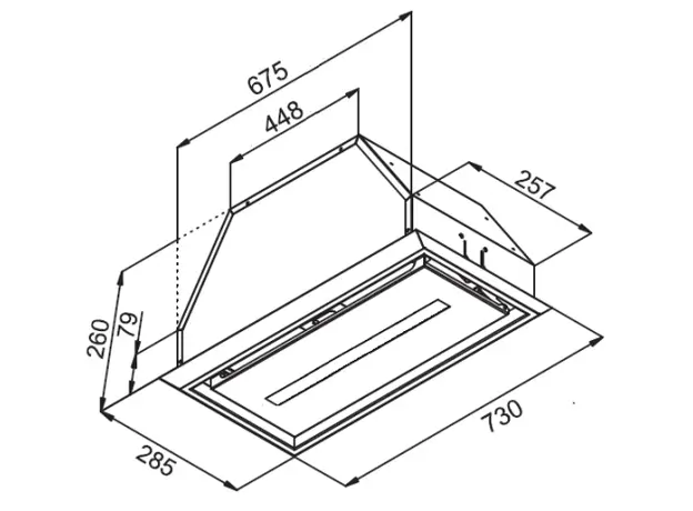 ჩასაშენებელი გამწოვი KUPPERSBERG INBOX 73 X, 3 image