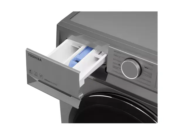 სარეცხი მანქანა TOSHIBA TW-BL70A2UZ(SS) - 6 KG, 1200 RPM, INVERTER, BIG Display, Silver, 5 image