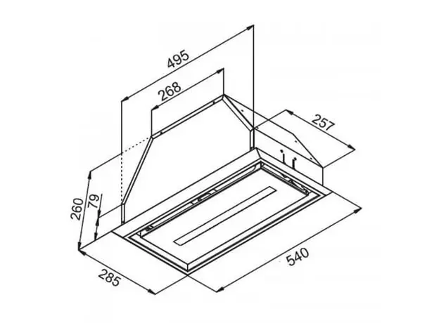 ჩასაშენებელი გამწოვი KUPPERSBERG INBOX 54 W, 5 image