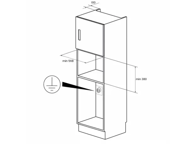 ჩასაშენებელი მიკროტალღური ღუმელი KUPPERSBERG HMW 393 B, 5 image