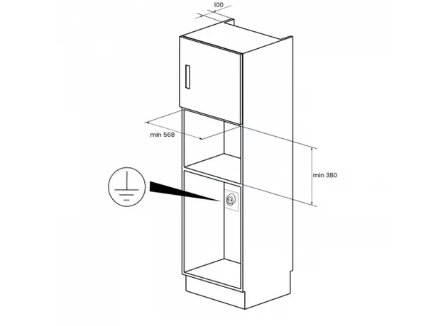 ჩასაშენებელი მიკროტალღური ღუმელი KUPPERSBERG RMW 393 B, 5 image