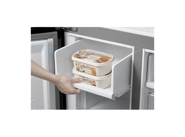 მაცივარი TOSHIBA GR-RF610WE-PGS(22)-F-Door, 190x84x65, 470 Litres, INVERTER, BIG Display, BLACK GLASS, 6 image