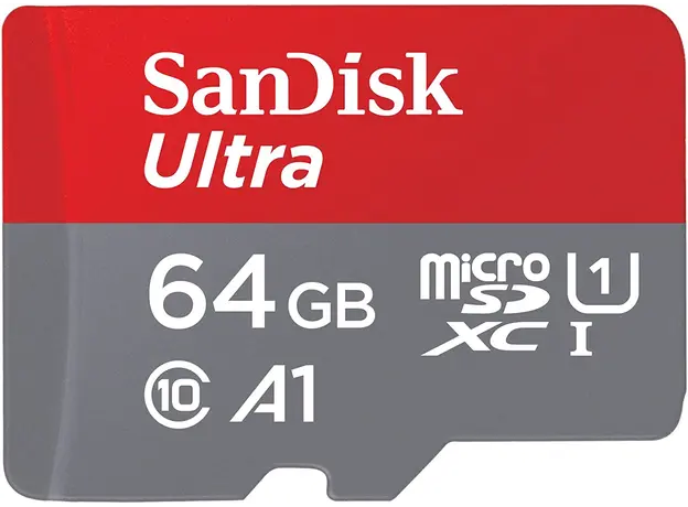 მეხსიერების ბარათი SanDisk 64GB Ultra MicroSD/HC UHS-I Card 140MB/S Class 10 SDSQUAB-064G-GN6MN