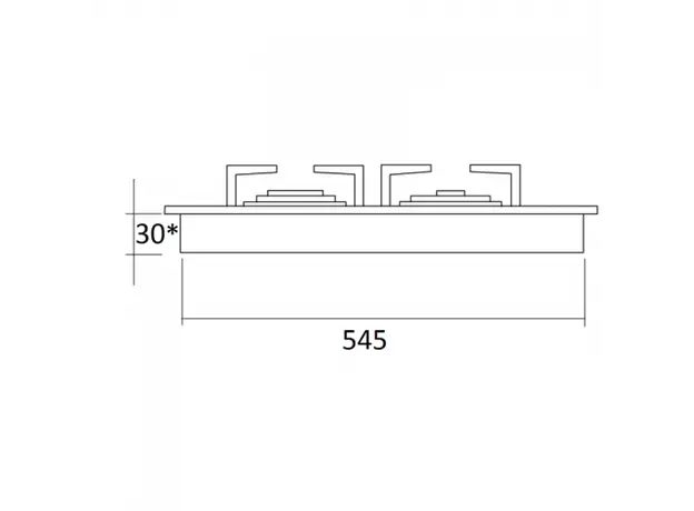 ჩასაშენებელი ზედაპირი KUPPERSBERG FV6TGRZ ANT, 3 image