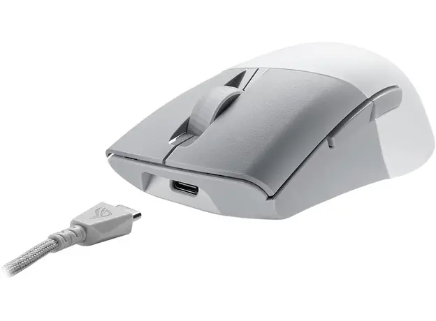 მაუსი Asus ROG Keris Wireless Aimpoint White 36000 DPI Gaming Mouse, 4 image