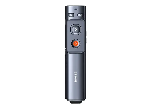 პრეზენტერი Baseus Orange Dot Wireless Presenter with Green Laser rechargable WKCD010013, 2 image