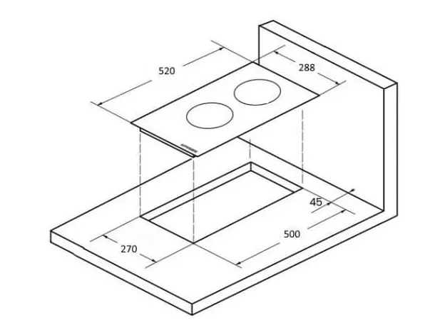 ჩასაშენებელი ზედაპირი KUPPERSBERG ICO 301, 4 image