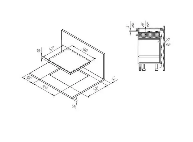 ჩასაშენებელი ზედაპირი KUPPERSBERG ICS 614, 4 image