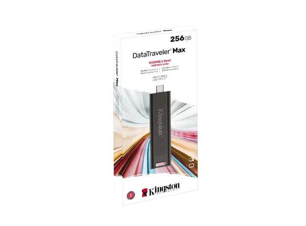USB flash memory Kingston 256GB DataTraveler Max USB 3.2 Type-C - Black (DTMAX/256GB), 3 image