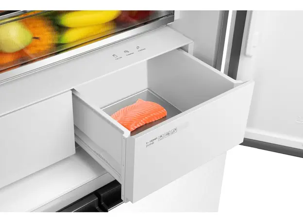 მაცივარი TCL C521CDIB , 521L, Energy E, 190x64x83.3, Glass Door, LED Display, Metal Fresh., 9 image