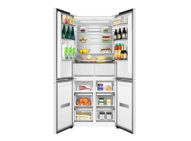 მაცივარი TCL C521CDIB , 521L, Energy E, 190x64x83.3, Glass Door, LED Display, Metal Fresh., 2 image