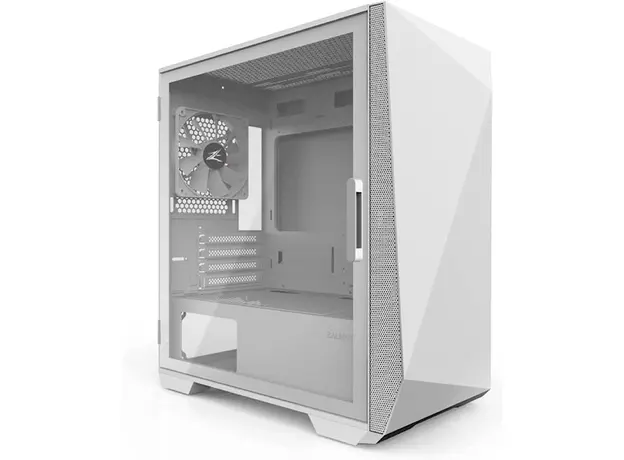 ქეისი Zalman Z1ICEBERGWH Z1 ICEBERG, Computer Case, MidT, Mini-ITX, Micro-ATX, USB 2.0, 2xUSB 3.0, White, 2 image