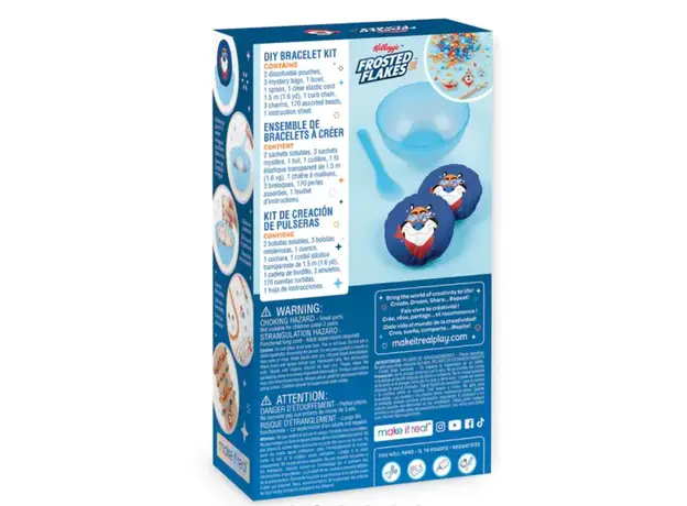 აქსესუარების გასაკეთებელი ნაკრები Make It Real Cerealsly Cute Frosted Flakes, 2 image