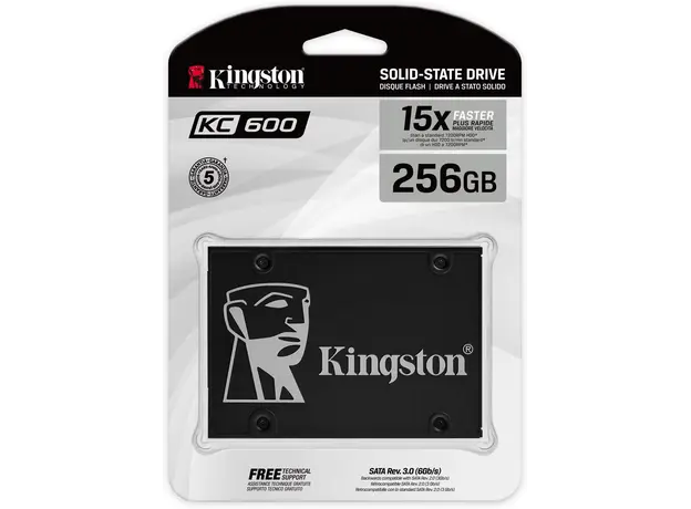 მყარი დისკი Kingston SSD 2.5" 256GB SATA KC600, 4 image