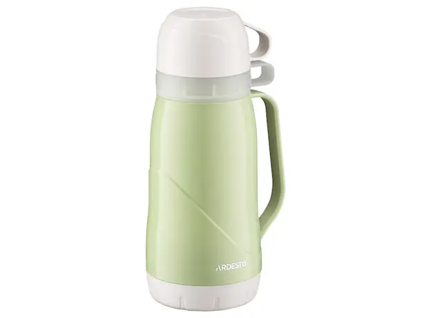 თერმოსი Ardesto Vacuum flask Gemini Gourmet, 1000ml, plastic, borosilicate glass, green