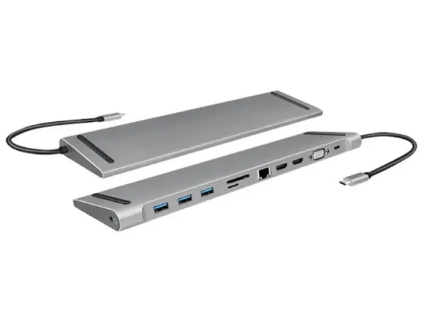 ადაპტერი Logilink UA0373 USB 3.2 Gen 1 Docking Station 11-Port w/PD, 4 image