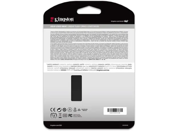 მყარი დისკი Kingston SSD 2.5" 256GB SATA KC600, 5 image