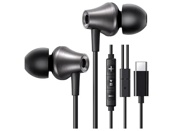 ყურსასმენი UGREEN EP105 (35754), In-Ear Headphones, Wired, USB-C, Black