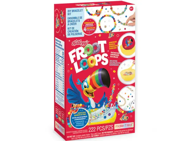 მძივების ნაკრები Make It Real Cerealsly Cute Froot Loops