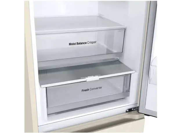 LG GR-B459FVFW.ASEQMER Refrigerator, 344L, A++, 35Db, No Frost, Beige, 4 image