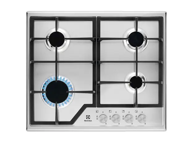 ჩასაშენებელი ქურის ზედაპირი Electrolux KGS6426SX, Built-in, Silver
