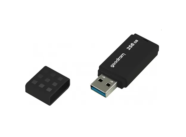 ფლეშ მეხსიერება Flash Goodram 256GB UME3 BLACK USB 3.2 Gen 1, 2 image