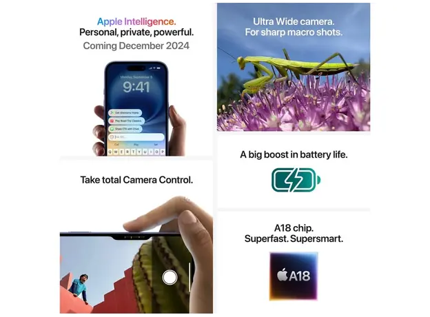 მობილური ტელეფონი Apple iPhone 16 128GB Teal, 9 image