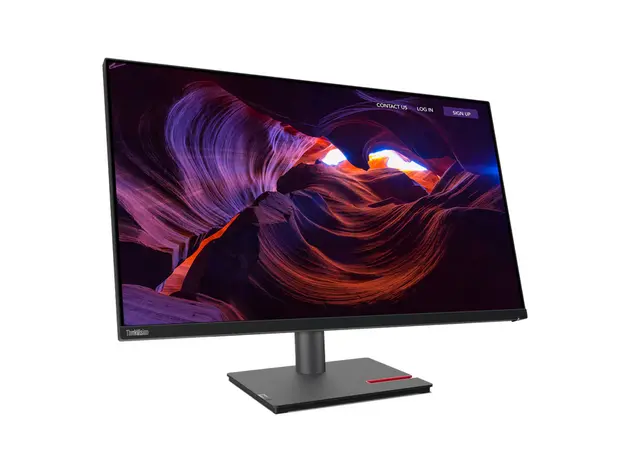 მონიტორი Lenovo ThinkVision P32p-30 31.5" 3840x2160 350 cd/m² 60Hz Raven Black, 2 image