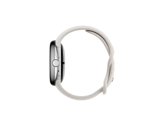 სმარტ საათი Google Pixel Watch 3 45mm Wi-Fi Polished Silver Aluminum Case with Porcelain Active Band, 3 image