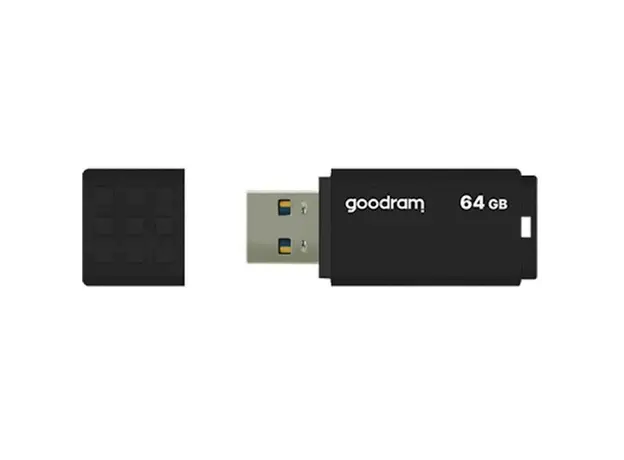 ფლეშ მეხსიერება Flash Goodram 64GB UME3 BLACK USB 3.2 Gen 1, 2 image