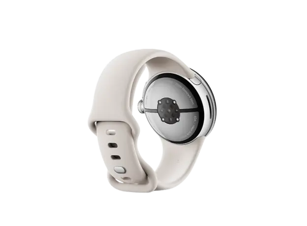 სმარტ საათი Google Pixel Watch 3 45mm Wi-Fi Polished Silver Aluminum Case with Porcelain Active Band, 2 image