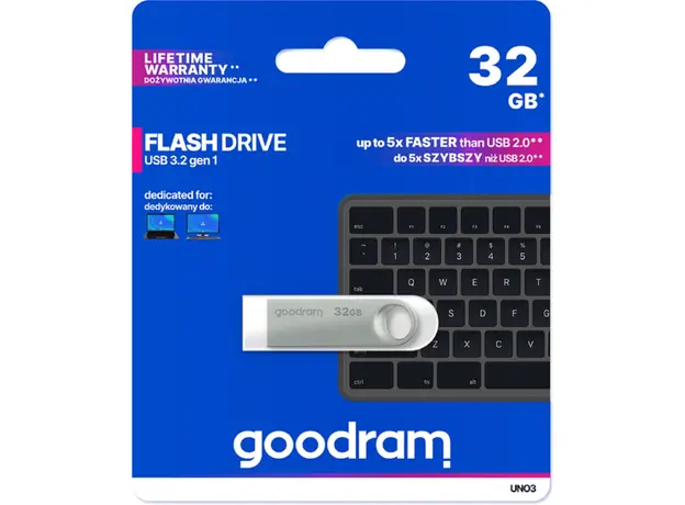 ფლეშ მეხსიერება Flash Goodram UNO3-0320S0R11 32GB, 3 image