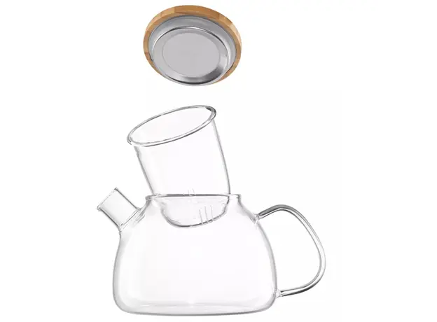 ჩაის დასაყენებელი Ardesto AR3010GF Midori, 1000ml, Teapot, Transparent, 3 image