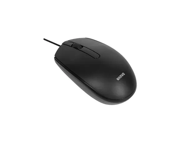 მაუსი Marvo MS003 wired Mouse - Black, 2 image