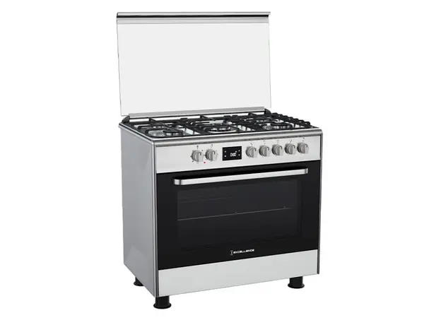 გაზქურა Excellence 9504 INOX DIGITAL (FFD)